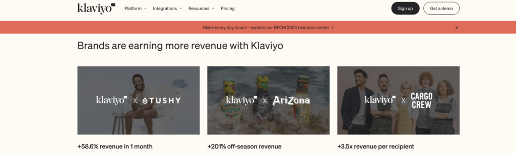 Sendgrid Alternative: Klaviyo